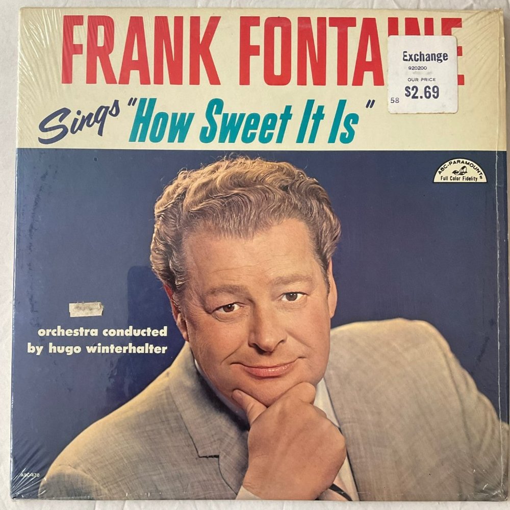 Frank Fontaine: How Sweet It Is Vintage Vinyl Record